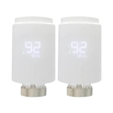 Imagem de Válvula Termostática Zigbee Para Casa Inteligente, Controle De Tempera