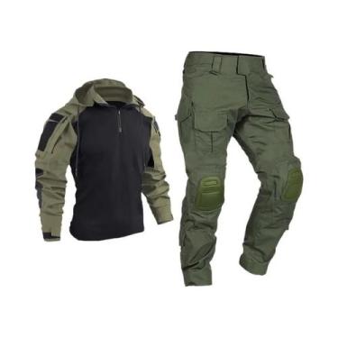 Imagem de Uniforme Tático Masculino Camuflado Para Paintball, Tiro, Combate E Ca