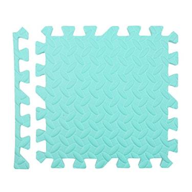Imagem de 12 peças Tapete de Espuma EVA Blocos Interligados Piso Playground Puzzle Anti-Derrapante com Borda Finalização Fácil Montar Amortecimento Superior Conforto para Sala Estar Quarto Varanda Academia Trei