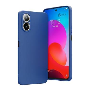 Imagem de Capinha Silicone Premium para Realme C67 – Interior Aveludado, Proteção de Câmera e Toque Macio Antichoque (Azul Royal)