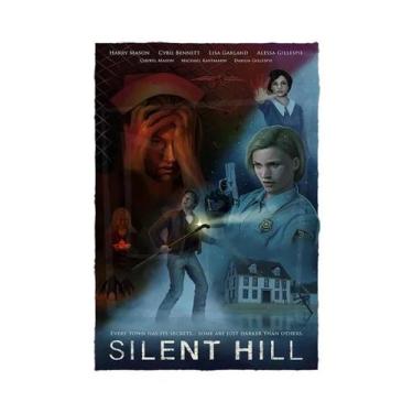 Imagem de Pôster De Jogo De Terror Silent Hill Em Tela Para Decoração De Parede 