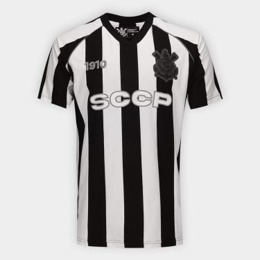 Imagem de Camiseta Corinthians Listrada Masculina-Masculino