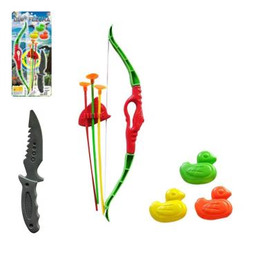 Imagem de Brinquedo Arco e Flecha Plástico Com Acessórios TK-AB4187