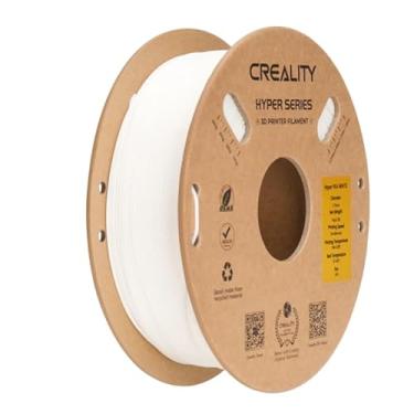 Imagem de Creality Hyper PLA Filament 1.75mm, alta velocidade PLA 30-600mm / s Rápido 3D Printer Filament, Precisão Dimensional +/-0.02mm, cabe a maioria das impressoras 3D FDM, 1KG (2.2lbs) Bobina (branco)