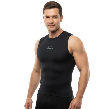 Imagem de Camisa Segunda Pele Regata Masculina Márcio May Sports Preta