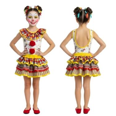 Imagem de Fantasia Infantil Body Palhaça Palhacinha Menina Circo Festas Aniversário Carnaval (P(2 A 3 ANOS))