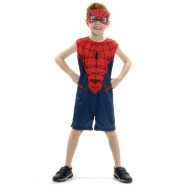Imagem de Fantasia Homem Aranha Infantil Regata Original com Máscara - Marvel - 