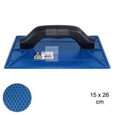 Imagem de Desempenadeira Pvc Galo Azul Corrugada 15 X 26Cm 815/00