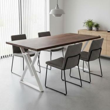 Imagem de Base De Mesa Tóquio Para Tampos De Madeira Até 1,80m X 0,90m - Loja da