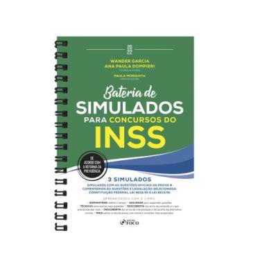 Imagem de Livro - Bateria de Simulados para Concursos do INSS - 1ª ED - 2022