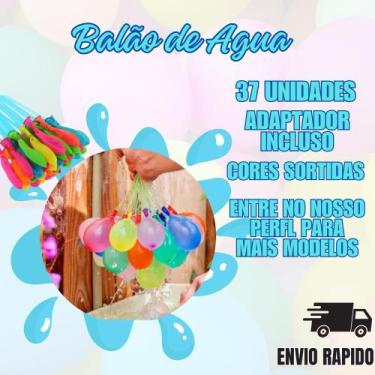 Imagem de Balão De Água Guerra De Bexiga 37 Bexigas Water Balloons 1 Pacote - Cr