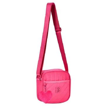 Imagem de Bolsa Transversal Feminina com Bolso Rebecca Bonbon PINK