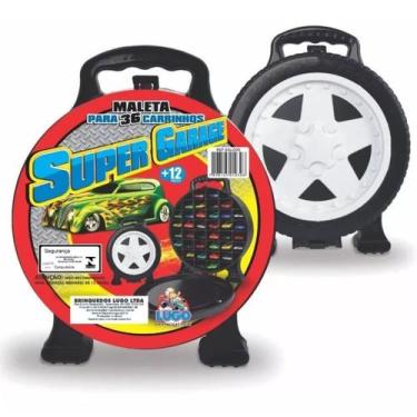 Imagem de Maleta Garagem De Brinquedo P/ 36 Carrinhos Estacionamento - Lugo Brin