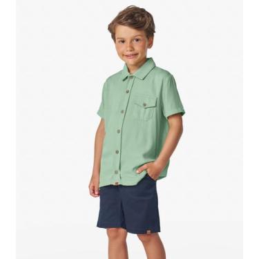 Imagem de Bermuda Infantil em Sarja Cotton Trick Nick Azul, 6, Azul