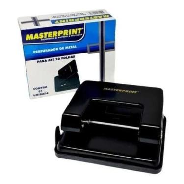 Imagem de Perfurador de papel 2 furos 20fls master - MASTERPRINT