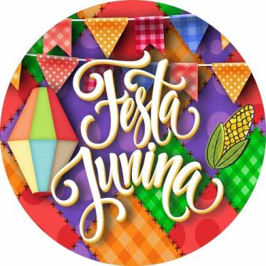 Imagem de Painel Festa Redondo Festa Junina 3d Sublimado 1,50 Diametro - Fantasi