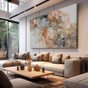 Imagem de Quadro Grande Sala Decorativo Abstrato Elegante Luxo - ArtHomeDecor, 6