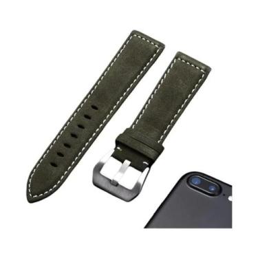 Imagem de Pulseira De Couro Vintage 20mm 22mm Para Samsung Galaxy Watch 6 5 4 Hu