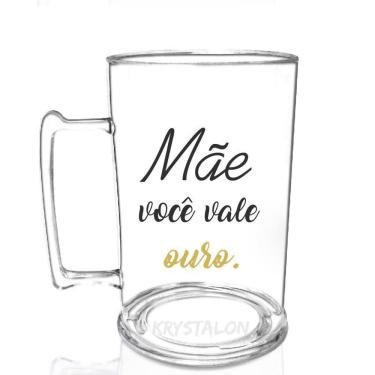 Imagem de Caneca Chopp Personalizada Para Dia Das Mães - Vale Ouro