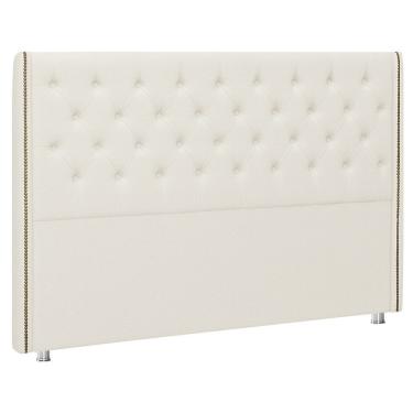 Imagem de Cabeceira Casal King 195 Cm Flora Bouclé Off White - Nexta Casa