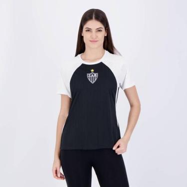 Imagem de Camisa Atlético Mineiro Var Feminina Preta - Braziline, G