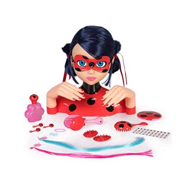 Imagem de Busto Miraculous Ladybug Head Styling Deluxe Com Acessórios Multikids - BR1579