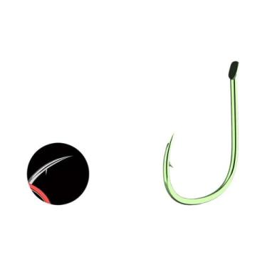 Imagem de Anzóis De Pesca Com Espinhos Em Aço De Alto Carbono Vermelho 1-10  Cai