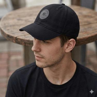 Imagem de Boné Unissex Converse Baseball Patch Preto-Unissex