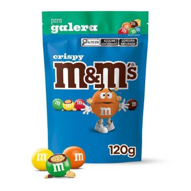 Imagem de M&M's Confeito de Chocolate ao Leite Crispy com Amendoim 120g