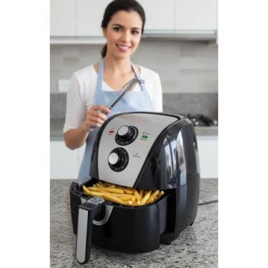 Imagem de Fritadeira Elétrica Air Fryer 4L 1500W - Refeições Saudáveis - Congrat