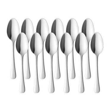 Imagem de Jogo 12 Colheres para Sobremesa Aço Inox Positano Lyor 16cm