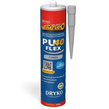 Imagem de Selante PU40 Vedatudo Cinza 360 Gramas - 40FLEXPU-CZ - DRYKO