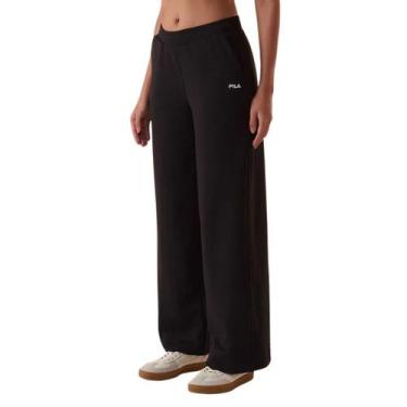 Imagem de Calça Feminina Fila 1276327 Wide Classic B, Preto, P