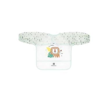 Imagem de Babador impermeavel com mangas savanna kikka boo -, MINT-VERDE