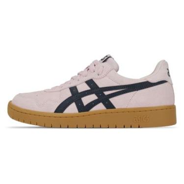 Imagem de Tênis ASICS Japan S Camurca - Feminino - Rosa/Azul, 36