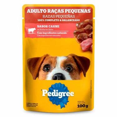 Imagem de Ração Úmida Pedigree Sachê Carne ao Molho para Cães Adultos de Raças P