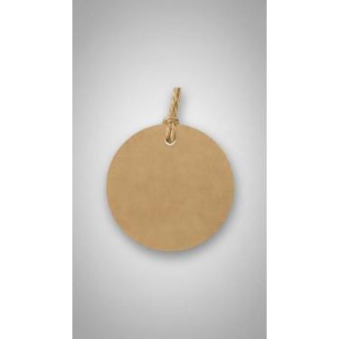 Imagem de 100 Tags Kraft Redondas 6cm Amor - Congratulations Store