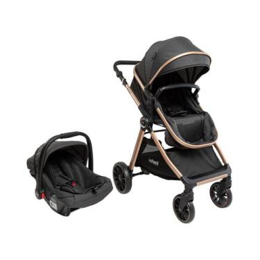 Imagem de Carrinho de Bebê com Bebê Conforto Reversível Infanti Romanzo Duo 0 a 