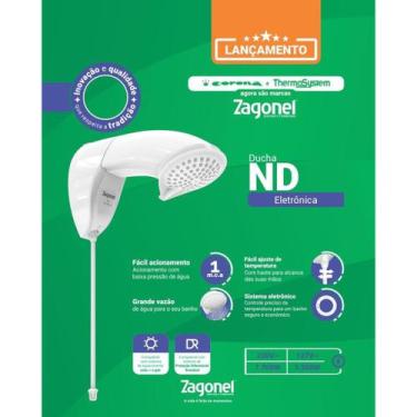 Imagem de Chuveiro Ducha Eletrônica Nd 127v X5500w - Zagonel