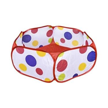 Imagem de Tenda Colorida Portátil E Dobrável, Piscina De Bolinhas, Casa De Brinc