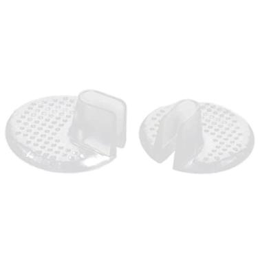 Imagem de Newmind 5 pares de sandálias de dedo sem silicone, protetor de dedo do pé com almofadas