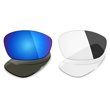 Imagem de 2 pares de lentes polarizadas de substituição da Mryok para óculos de sol Oakley Blender – Opções