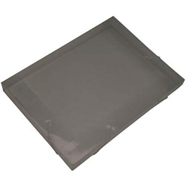 Imagem de Polibras Soft Pasta Aba com Elástico, Cinza (Fumê), 245 x 40 x 335 mm, 10 Unidades