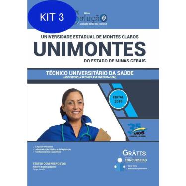 Imagem de Kit 3 Apostila Assistência Técnica Em Enfermagem Unimontes-Mg 2019