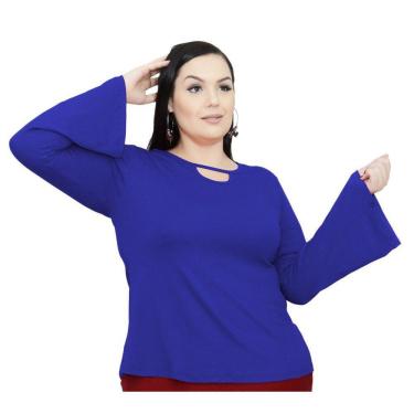 Imagem de Blusa Manga Longa Flare Com Costas Aberta