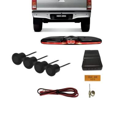 Imagem de Sensor de Estacionamento c/Display Emborrachado Preto