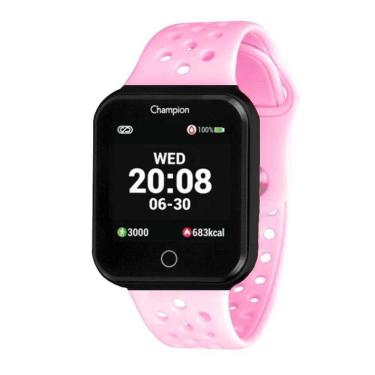 Relógio Smartwatch Feminino a prova dagua rosa touch 40mm 2