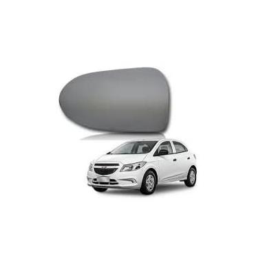 Imagem de Lente Retrovisor C/Base Metalizado Le Prisma E Onix 2013/