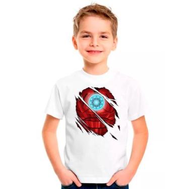 Imagem de Camiseta Homem De Ferro Infantil - Design Camisetas