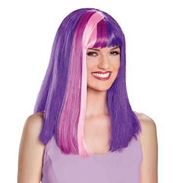 Imagem de Disguise Peruca feminina Twilight Sparkle para fantasia adulta, Multi, tamanho nico